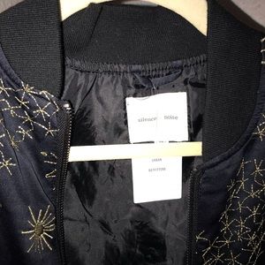 Silence + noise bomber style jacket UO